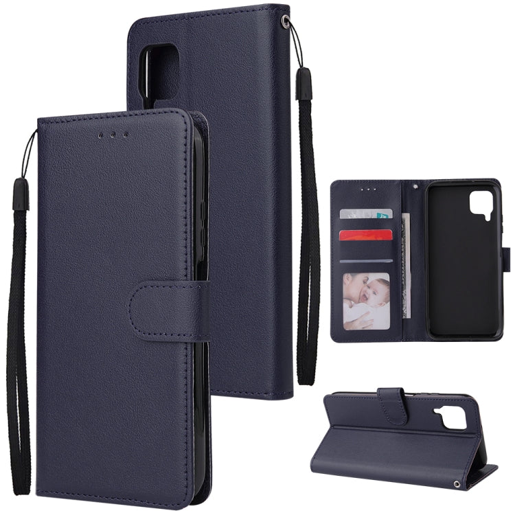 For Huawei Nova 6 SE Multifunctional Horizontal Flip Leather Case, with Three Card Slot & Holder & Double Zip Wallett & Photo Frame & Lanyard