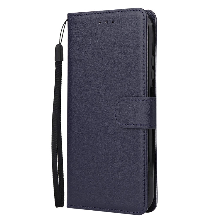 For Huawei Nova 6 SE Multifunctional Horizontal Flip Leather Case, with Three Card Slot & Holder & Double Zip Wallett & Photo Frame & Lanyard