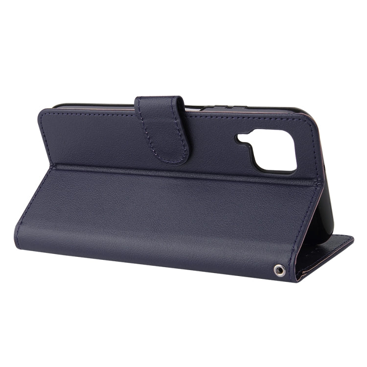 For Huawei Nova 6 SE Multifunctional Horizontal Flip Leather Case, with Three Card Slot & Holder & Double Zip Wallett & Photo Frame & Lanyard
