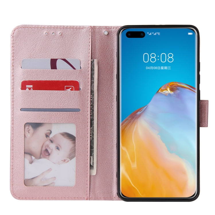 For Huawei P40 Pro Multifunctional Horizontal Flip Leather Case, with Three Card Slot & Holder & Double Zip Wallett & Photo Frame & Lanyard