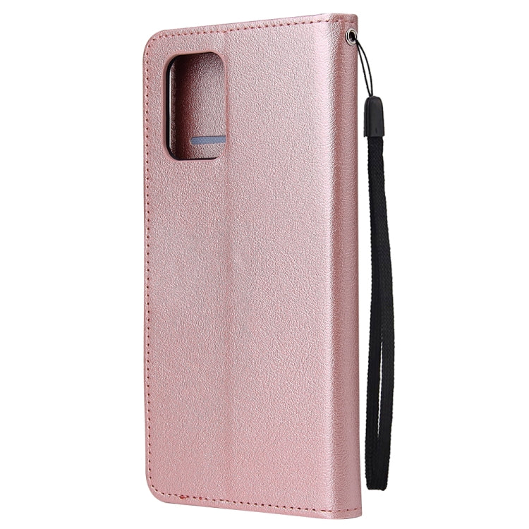 For Galaxy S10 Lite Multifunctional Horizontal Flip Leather Case, with Three Card Slot & Holder & Double Zip Wallett & Photo Frame & Lanyard