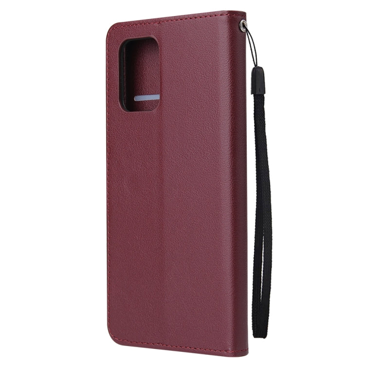 For Galaxy S10 Lite Multifunctional Horizontal Flip Leather Case, with Three Card Slot & Holder & Double Zip Wallett & Photo Frame & Lanyard