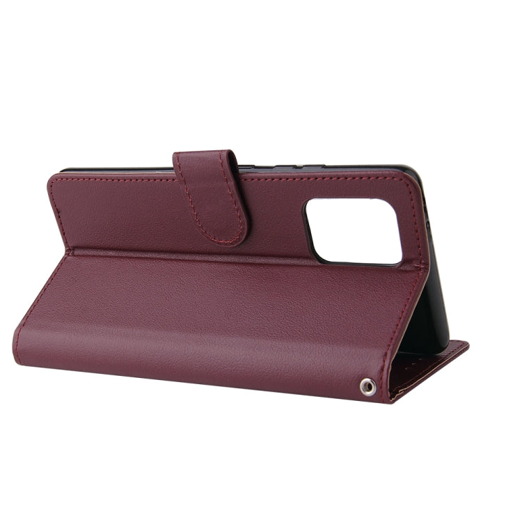 For Galaxy S10 Lite Multifunctional Horizontal Flip Leather Case, with Three Card Slot & Holder & Double Zip Wallett & Photo Frame & Lanyard