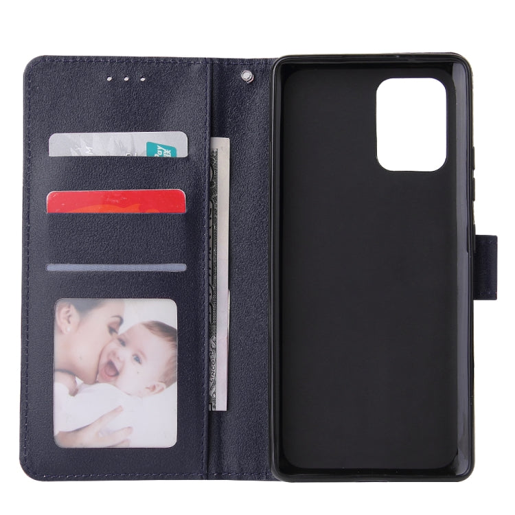 For Galaxy S10 Lite Multifunctional Horizontal Flip Leather Case, with Three Card Slot & Holder & Double Zip Wallett & Photo Frame & Lanyard