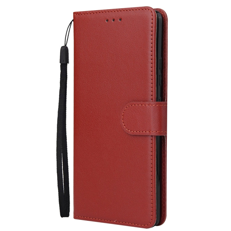 For Galaxy S10 Lite Multifunctional Horizontal Flip Leather Case, with Three Card Slot & Holder & Double Zip Wallett & Photo Frame & Lanyard