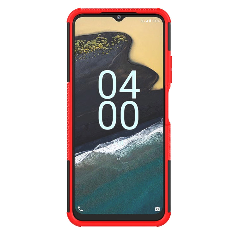 For Nokia G400 5G Tire Texture TPU + PC Phone Case with Holder