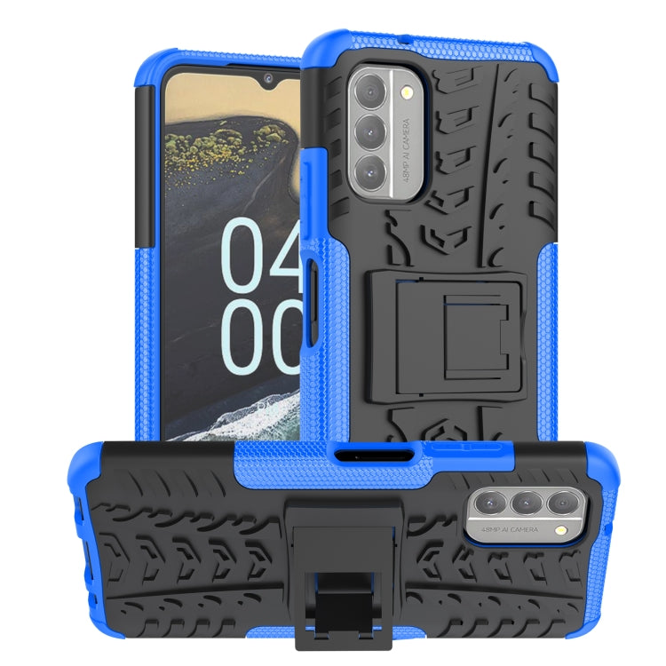 For Nokia G400 5G Tire Texture TPU + PC Phone Case with Holder