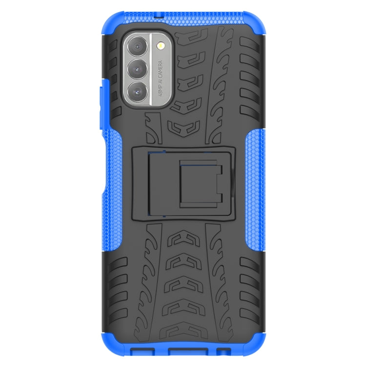 For Nokia G400 5G Tire Texture TPU + PC Phone Case with Holder