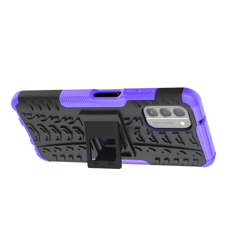 For Nokia G400 5G Tire Texture TPU + PC Phone Case with Holder