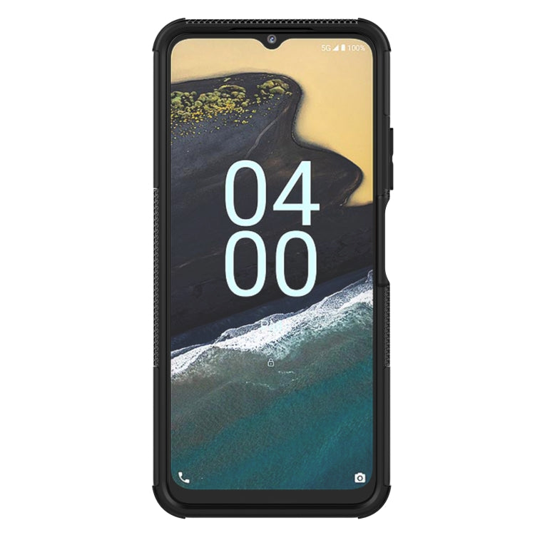 For Nokia G400 5G Tire Texture TPU + PC Phone Case with Holder