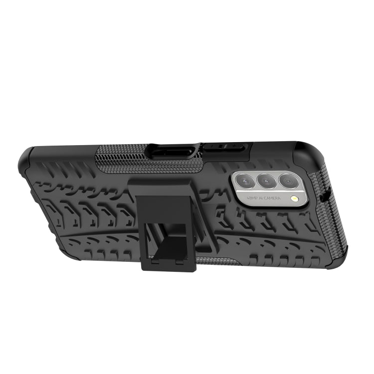 For Nokia G400 5G Tire Texture TPU + PC Phone Case with Holder