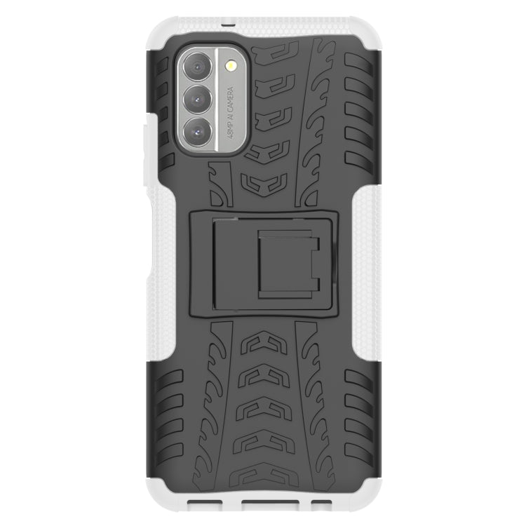 For Nokia G400 5G Tire Texture TPU + PC Phone Case with Holder