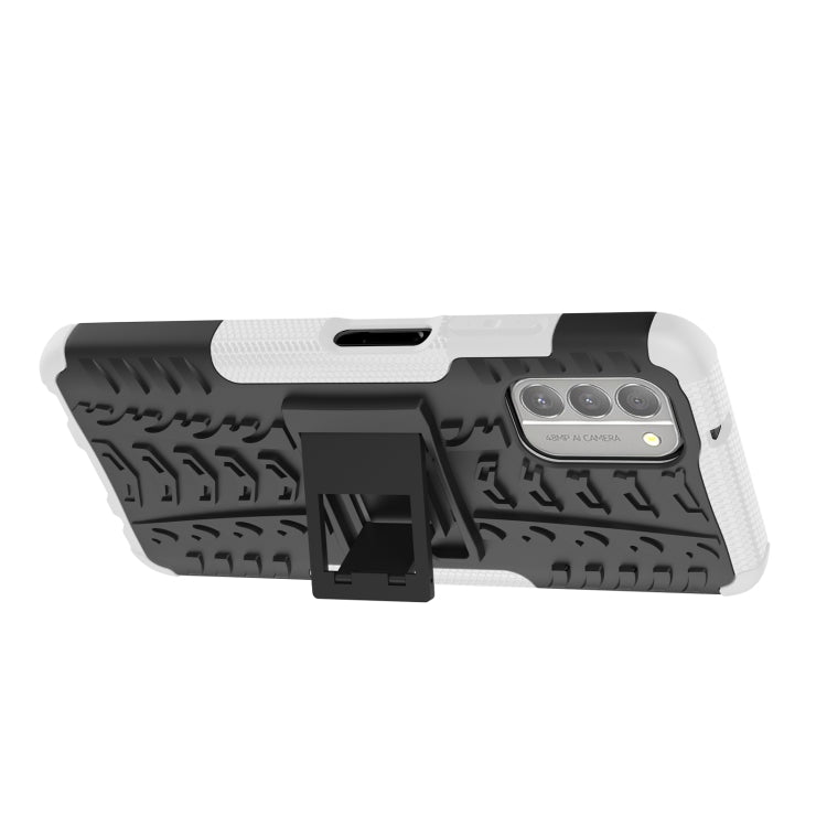 For Nokia G400 5G Tire Texture TPU + PC Phone Case with Holder