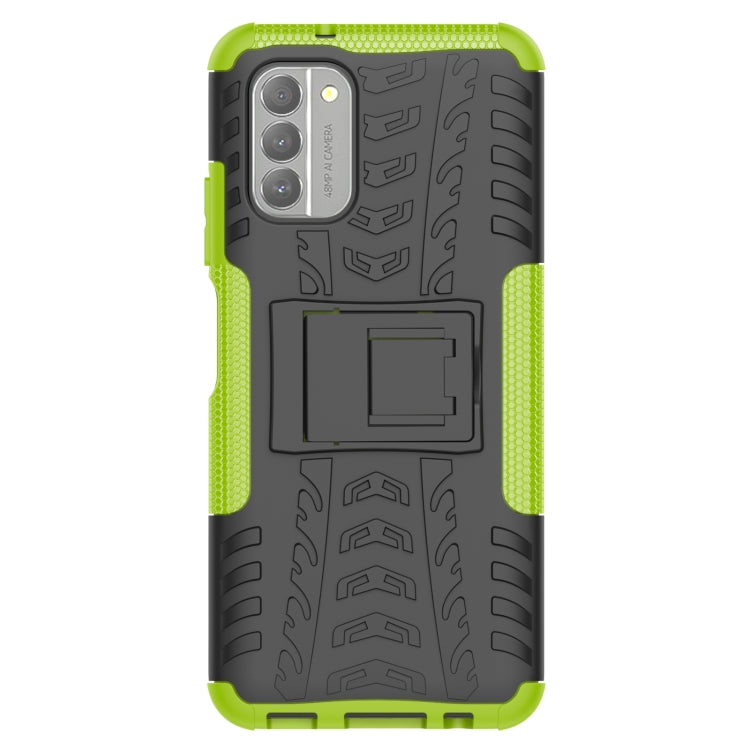 For Nokia G400 5G Tire Texture TPU + PC Phone Case with Holder