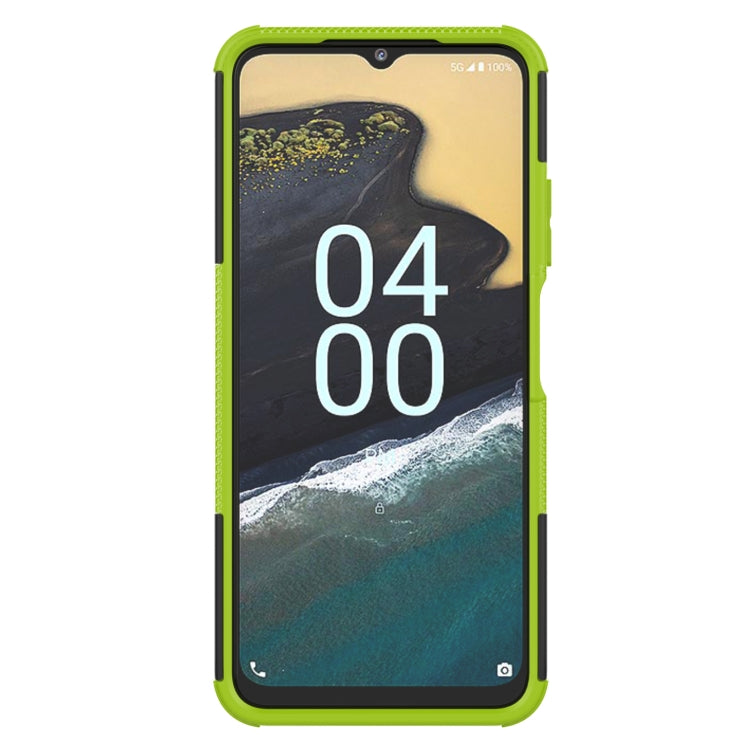 For Nokia G400 5G Tire Texture TPU + PC Phone Case with Holder