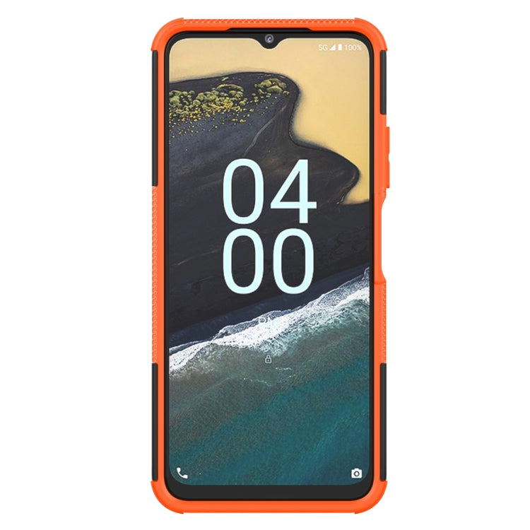 For Nokia G400 5G Tire Texture TPU + PC Phone Case with Holder