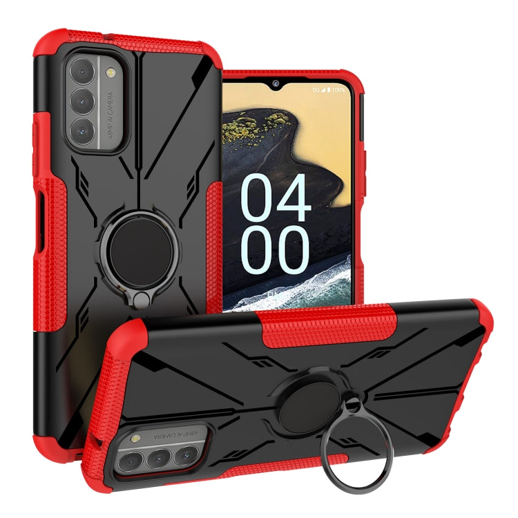 For Nokia G400 5G Armor Bear Shockproof PC + TPU Phone Case with Ring