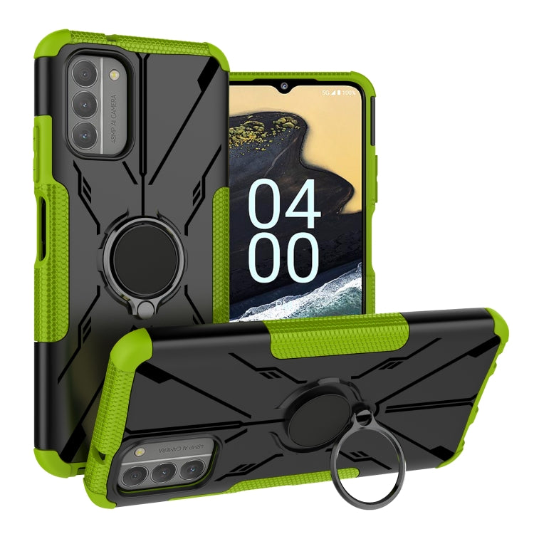 For Nokia G400 5G Armor Bear Shockproof PC + TPU Phone Case with Ring