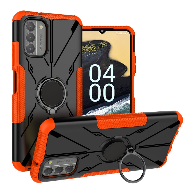 For Nokia G400 5G Armor Bear Shockproof PC + TPU Phone Case with Ring