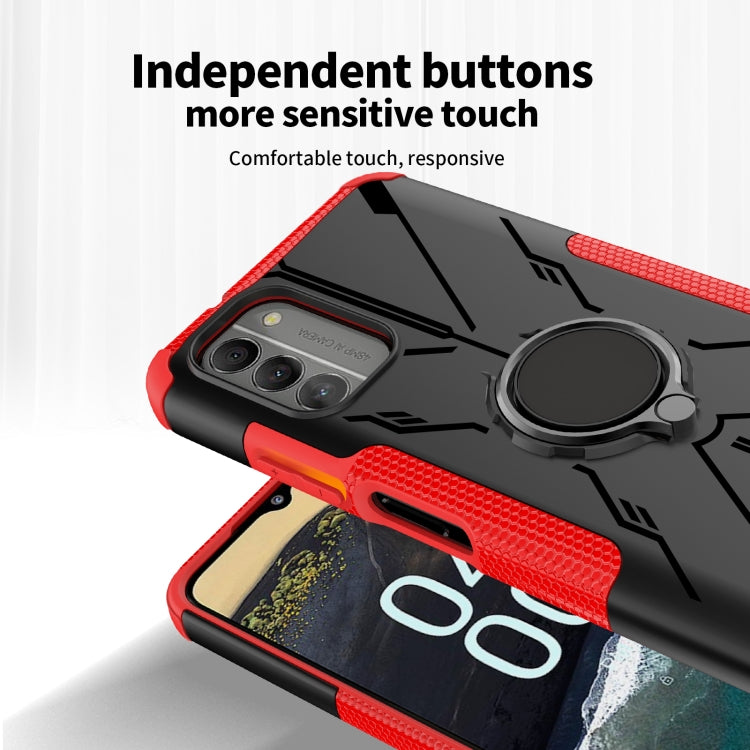 For Nokia G400 5G Armor Bear Shockproof PC + TPU Phone Case with Ring