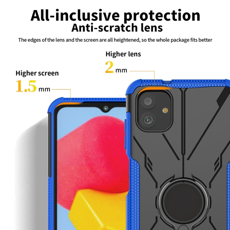 For Samsung Galaxy A04 / M13 5G Armor Bear Shockproof PC + TPU Phone Case with Ring
