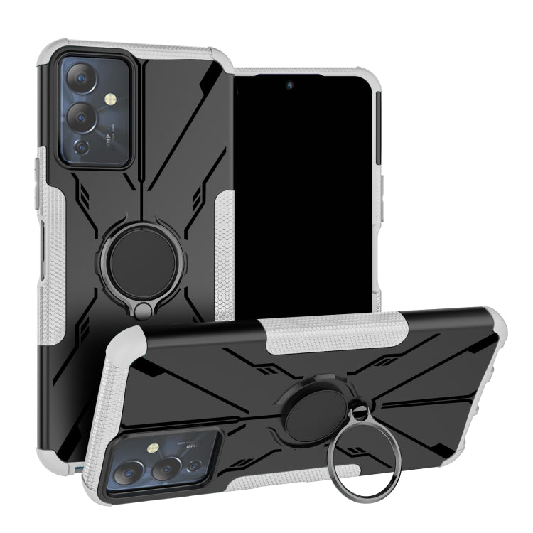For Infinix Note 12i Armor Bear Shockproof PC + TPU Phone Case with Ring