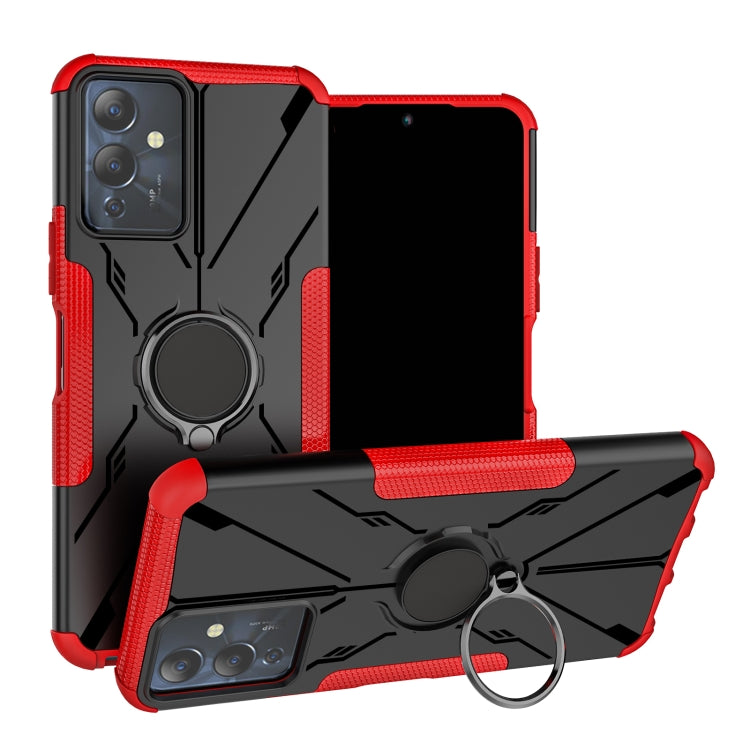 For Infinix Note 12i Armor Bear Shockproof PC + TPU Phone Case with Ring