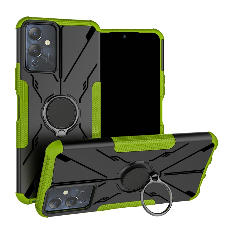 For Infinix Note 12i Armor Bear Shockproof PC + TPU Phone Case with Ring