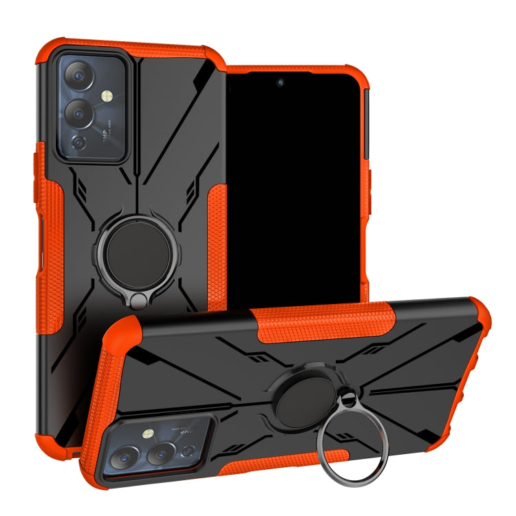 For Infinix Note 12i Armor Bear Shockproof PC + TPU Phone Case with Ring