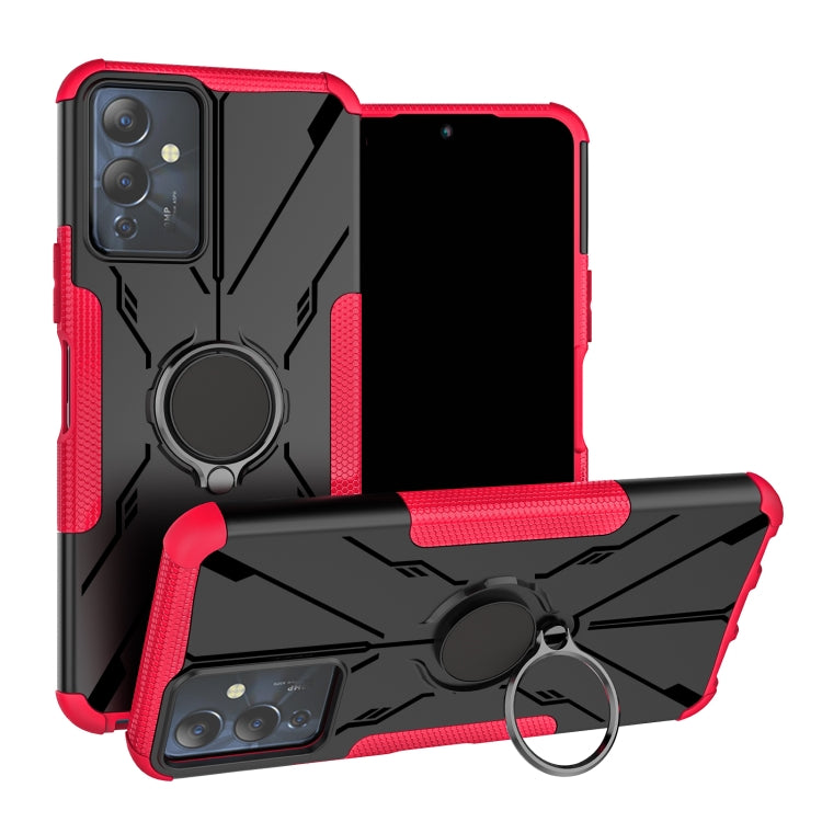 For Infinix Note 12i Armor Bear Shockproof PC + TPU Phone Case with Ring