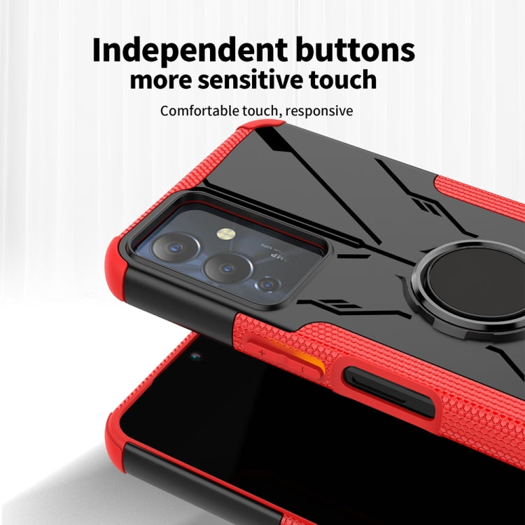 For Infinix Note 12i Armor Bear Shockproof PC + TPU Phone Case with Ring