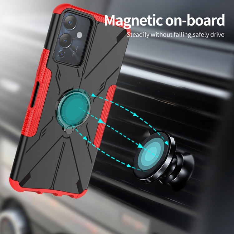 For Infinix Note 12i Armor Bear Shockproof PC + TPU Phone Case with Ring