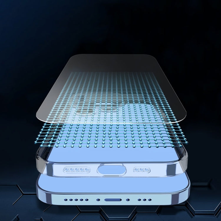 For iPhone 14 Pro wlons Crystal Clear Fine Hole Phone Case