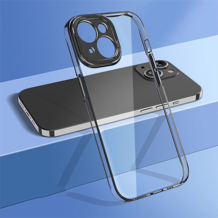 For iPhone 14 wlons Crystal Clear Fine Hole Phone Case
