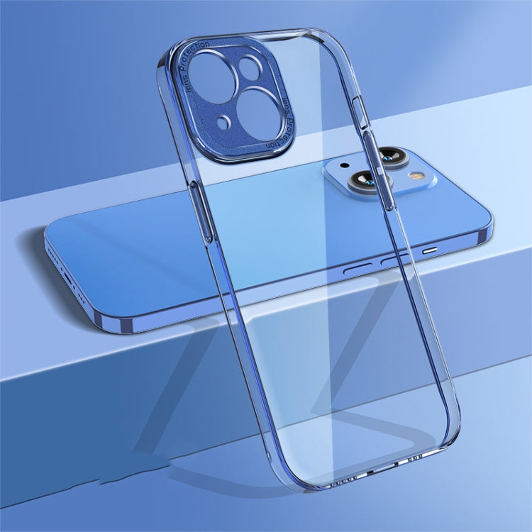 For iPhone 14 wlons Crystal Clear Fine Hole Phone Case