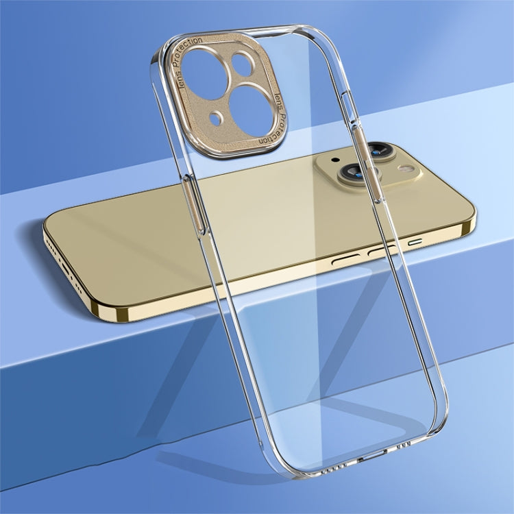 For iPhone 13 wlons Crystal Clear Fine Hole Phone Case