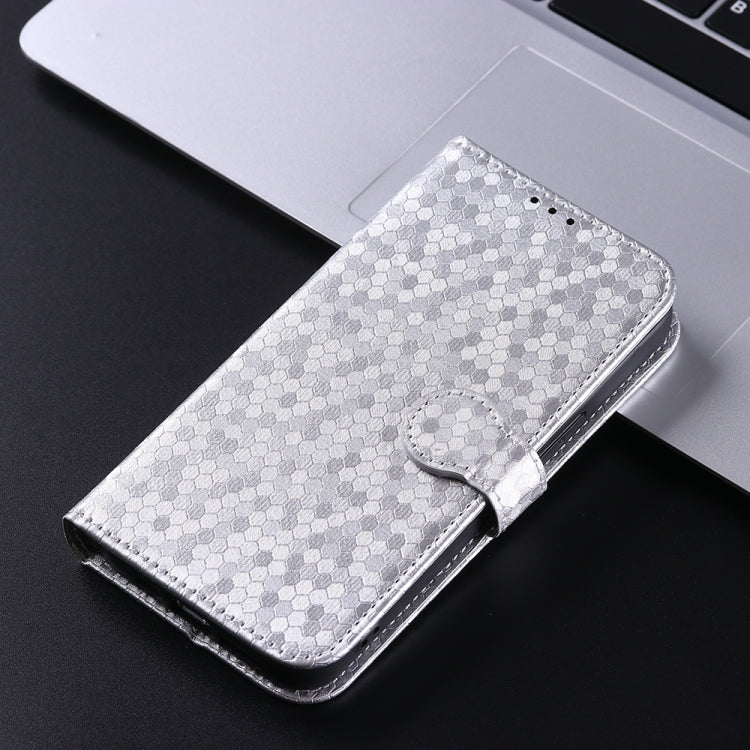 For iPhone 13 mini Honeycomb Dot Texture Leather Phone Case