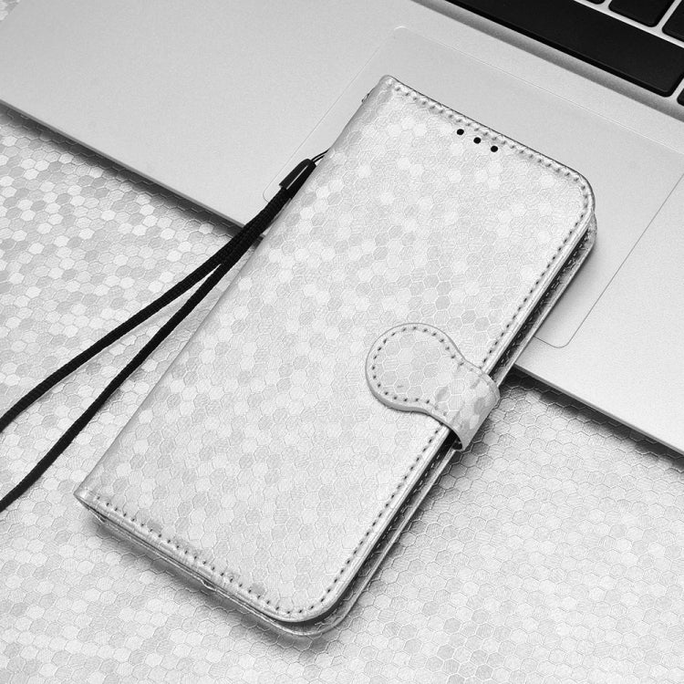 For iPhone 13 Pro Honeycomb Dot Texture Leather Phone Case
