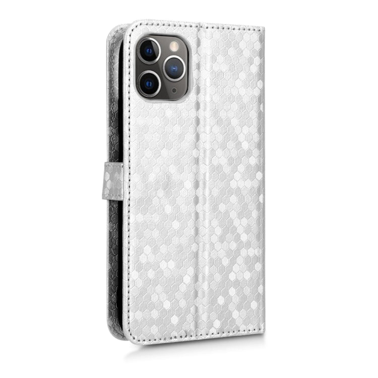 For iPhone 11 Pro Honeycomb Dot Texture Leather Phone Case