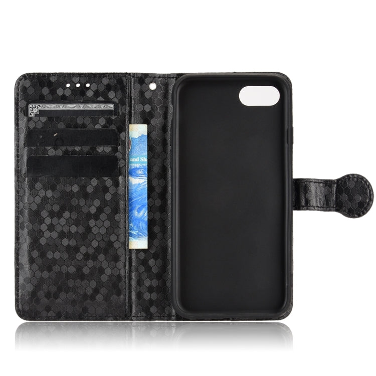 For iPhone SE 2022 / SE 2020 / 7 / 8 Honeycomb Dot Texture Leather Phone Case