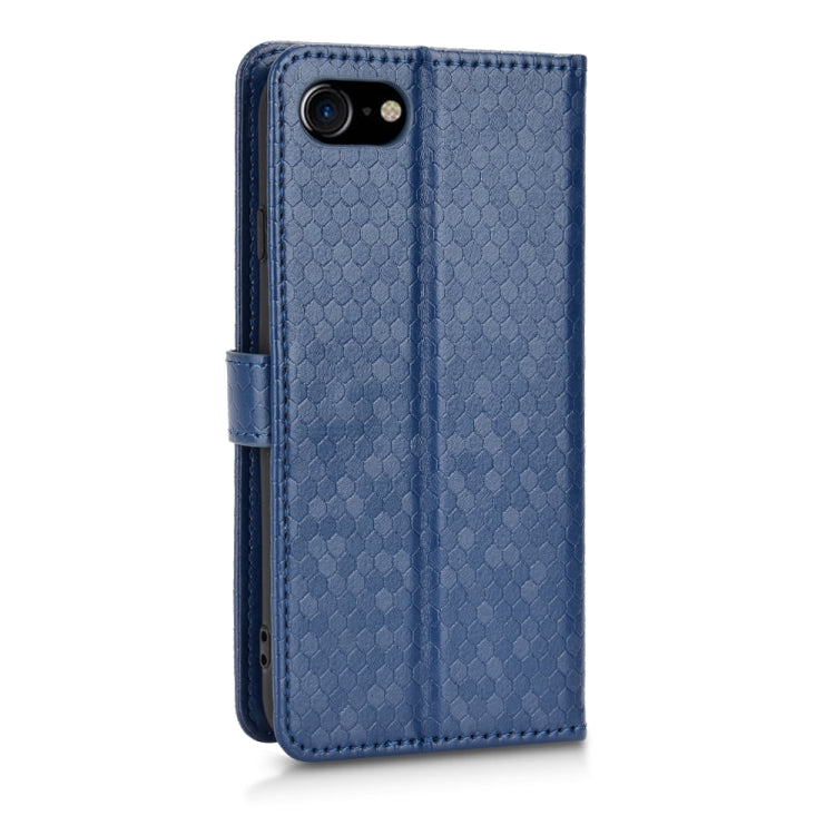 For iPhone SE 2022 / SE 2020 / 7 / 8 Honeycomb Dot Texture Leather Phone Case
