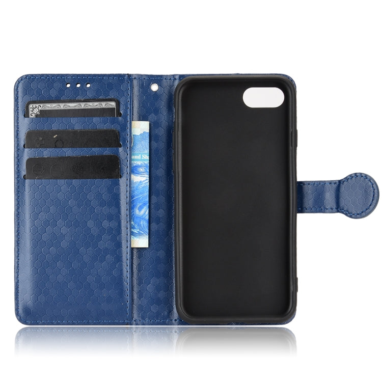 For iPhone SE 2022 / SE 2020 / 7 / 8 Honeycomb Dot Texture Leather Phone Case