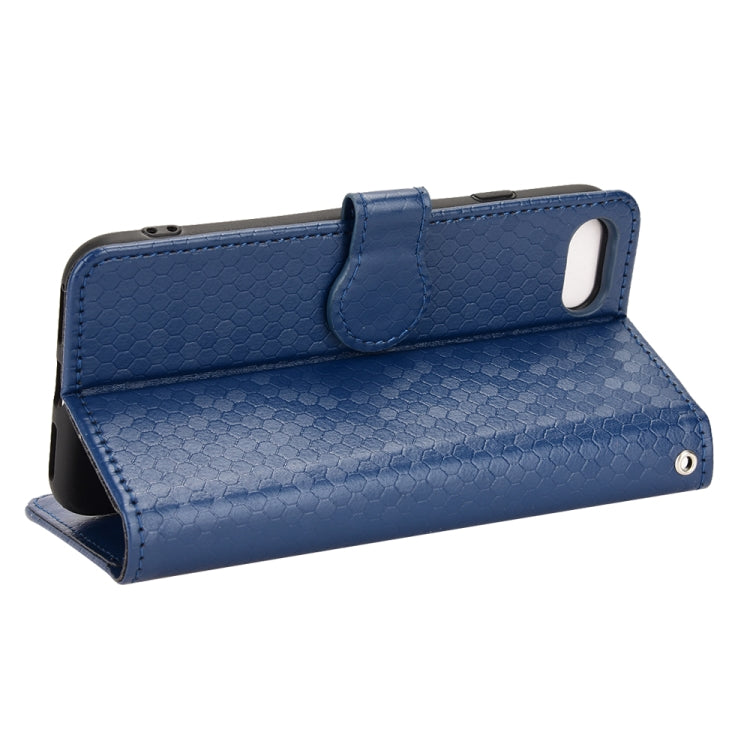 For iPhone SE 2022 / SE 2020 / 7 / 8 Honeycomb Dot Texture Leather Phone Case