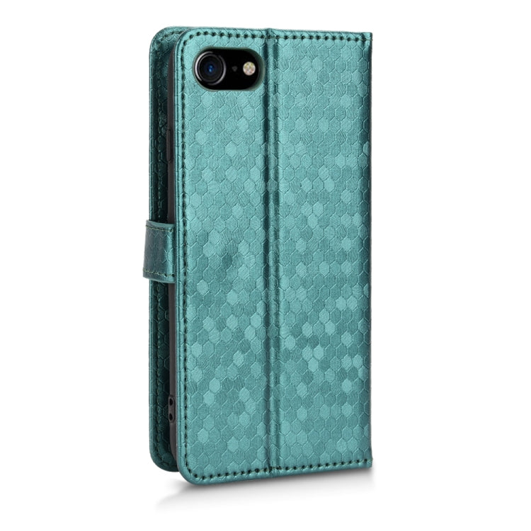For iPhone SE 2022 / SE 2020 / 7 / 8 Honeycomb Dot Texture Leather Phone Case