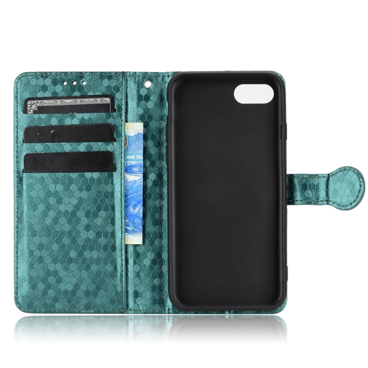 For iPhone SE 2022 / SE 2020 / 7 / 8 Honeycomb Dot Texture Leather Phone Case