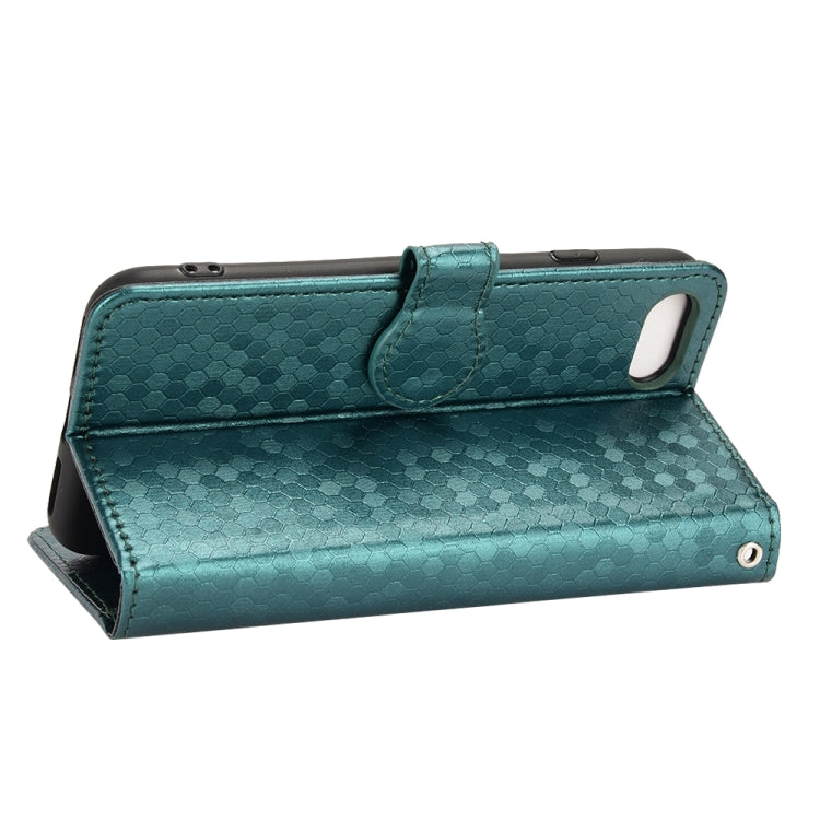 For iPhone SE 2022 / SE 2020 / 7 / 8 Honeycomb Dot Texture Leather Phone Case