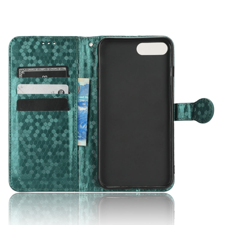 For iPhone 7 Plus / 8 Plus Honeycomb Dot Texture Leather Phone Case