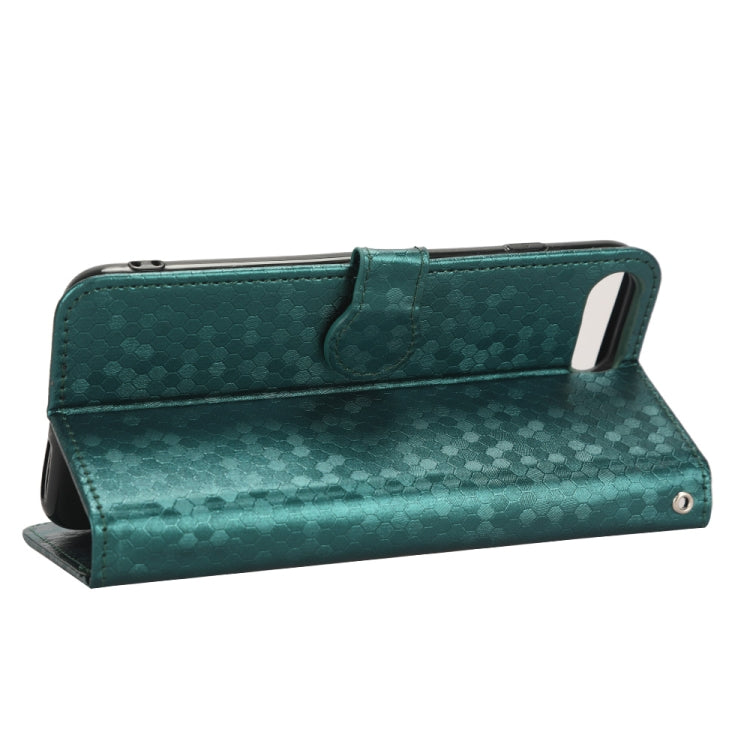 For iPhone 7 Plus / 8 Plus Honeycomb Dot Texture Leather Phone Case