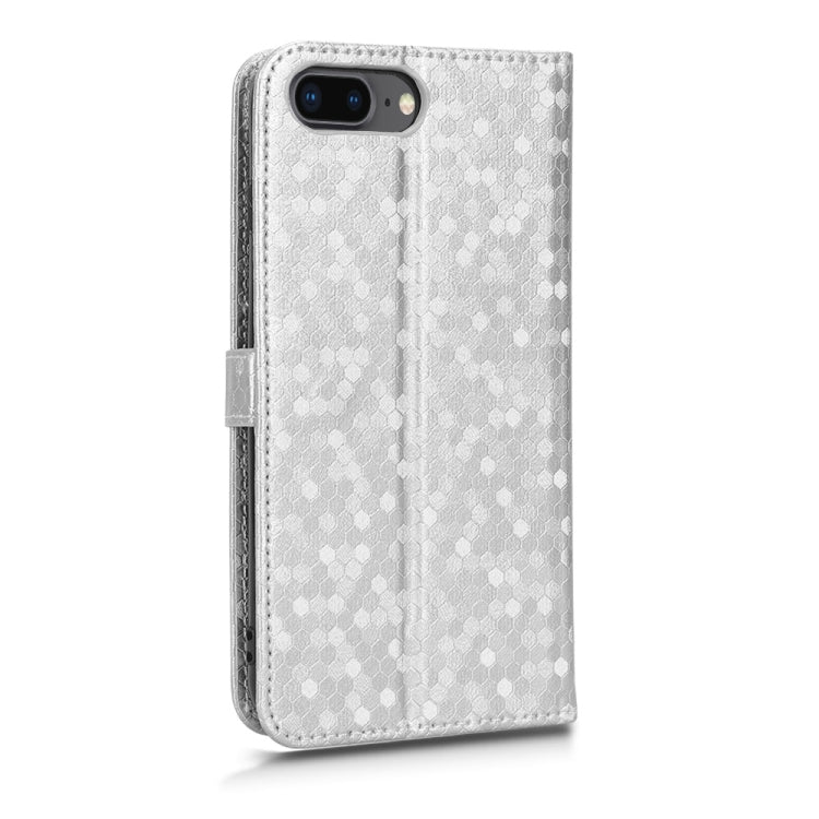 For iPhone 7 Plus / 8 Plus Honeycomb Dot Texture Leather Phone Case