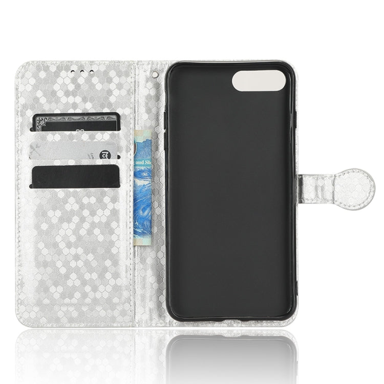 For iPhone 7 Plus / 8 Plus Honeycomb Dot Texture Leather Phone Case